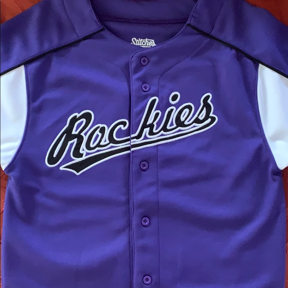 Colorado Rockies Vintage Youth Baseball Jersey